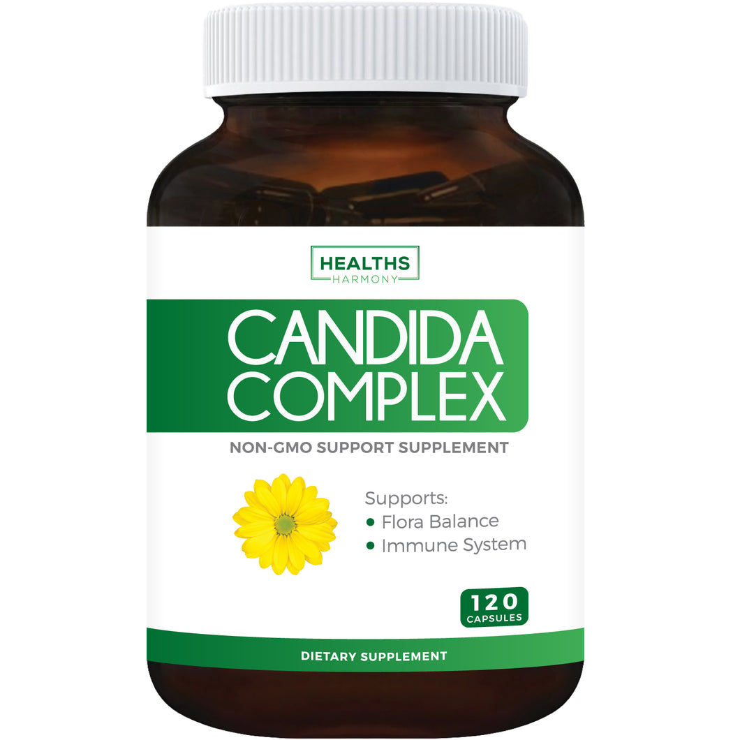 Candida Complex. Supports flora balance and immune system health. 120 capsules. 