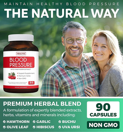 Maintain healthy blood pressure the natural way with our herbal blend of Hawthorn, garlic, buchu, olive leaf, hibiscus & Uva ursi