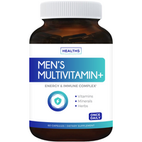 Healths Harmony Men's Multivitamin+ (NON-GMO) Daily Mens Vitamins & Multimineral Plus Energy Boost, Prostate Support, Eye Health & Antioxidants