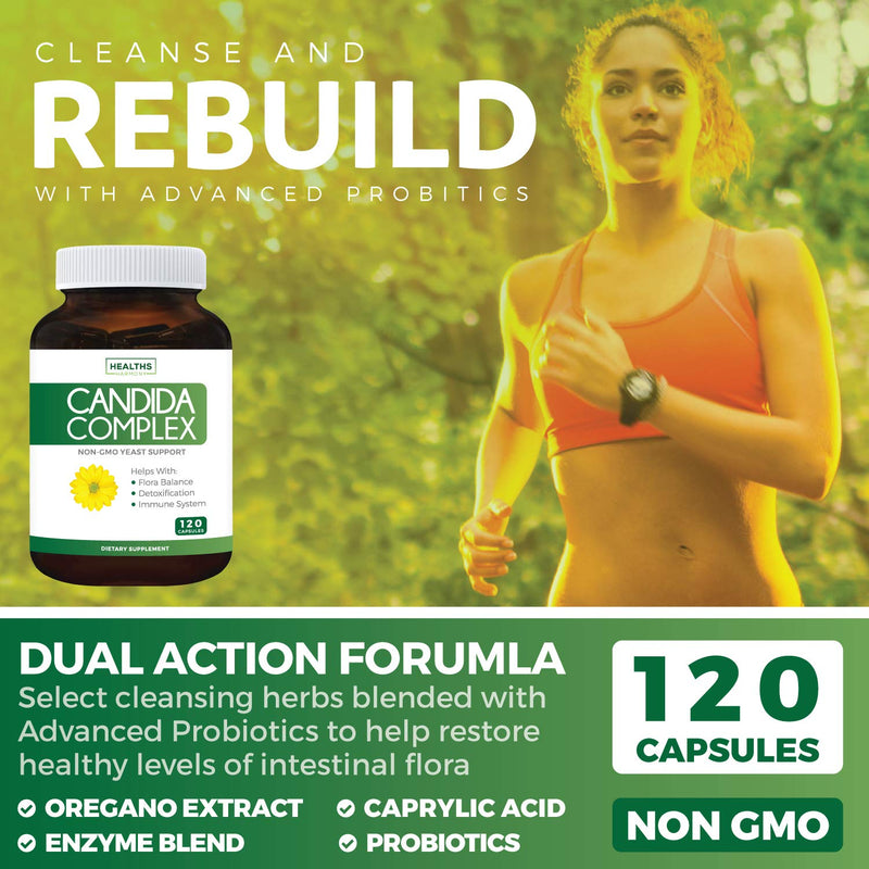 Cleanse and rebuild with our Dual action formula. Oregano extract, caprylic acid, enzyme blend and probiotics. Non-GMO