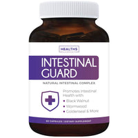 Intestinal Guard Complex. 60 Capsules containing our natural complex of Black Walnut, Worm wood, Goldenseal & more.