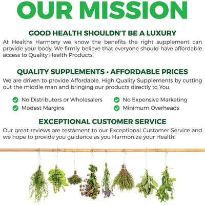 Our mission is to prove affordable options to everyone to help increase general health and well being and to provide exceptional customer service.